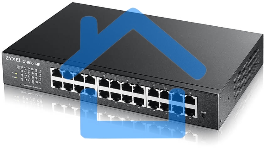 Коммутатор Zyxel GS1900-24E-EU0103F 24G управляемый