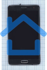 Дисплей для Samsung Galaxy Note Edge SM-N915 черный с рамкой