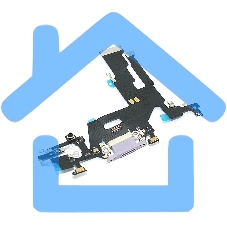 Шлейф разъема питания для iPhone 11 фиолетовый