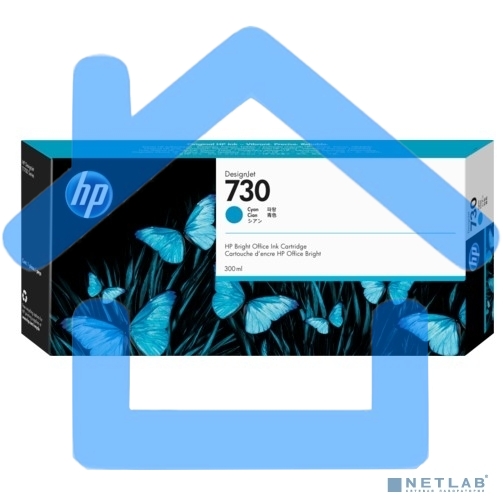 Картридж струйный HP 730 300-ml голубой Ink Cartridge