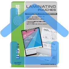 Пленка для ламинирования Cactus 75мкм A4 (100шт) глянцевая 216x303мм CS-LPGA475100