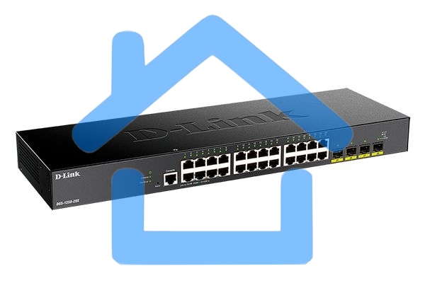 Коммутатор D-Link DGS-1250-28X/A1A 24G 4SFP+ управляемый