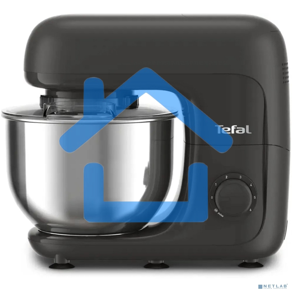 Кухонная машина Tefal Bake Essential QB161H38, черный/серебристый