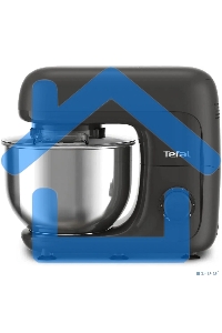 Кухонная машина Tefal Bake Essential QB161H38, черный/серебристый