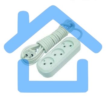 Удлинитель 3 гн 5 м Makel MGP124