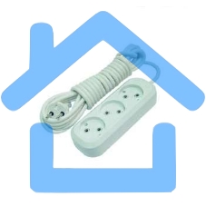 Удлинитель 3 гн 5 м Makel MGP124