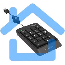 Числовой блок A4Tech Fstyler FK13 проводной, USB, серый