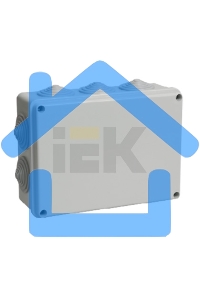 Коробка распаячная ОП 190х140х70 IP55 КМ41244 RAL7035 (10 гермовводов) ИЭК UKO11-190-140-070-K41-55