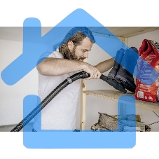 Строительный пылесос Karcher WD 3 P S V-17/4/20 желтый, 1000 Вт, уборка сухая/сбор воды, пылесборник мешок/контейнер, 17 л