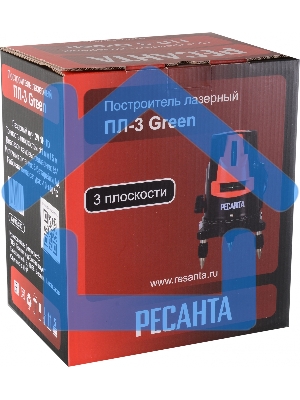 Построитель лазерный ПЛ-3 Green Ресанта