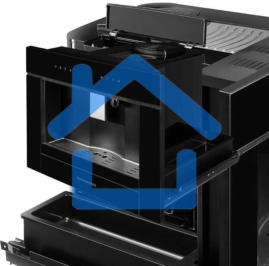 Автоматическая кофемашина Kuppersberg KCM 182 Black коллекция High-Tech,управление сенсорное,максимальное давление 20 бар,емкость для воды 1.8л, есть капучинатор,приготовление кофе автоматическое, материал панели стекло, черный