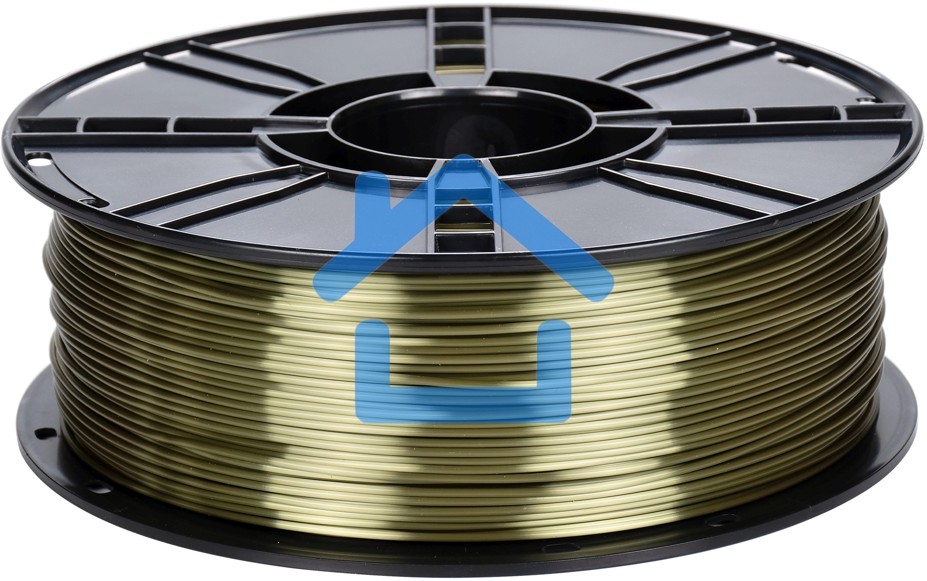 Пластик для принтера 3D Cactus CS-3D-PLA-1KG-S-BRON PLA SILK d1.76мм 1кг L326м 1цв.