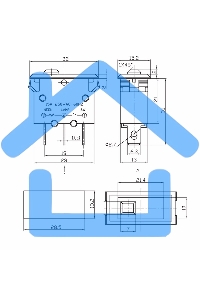 Автомат - предохранитель Rexant 250V 15А (3с) RESET-OFF красный с подсветкой