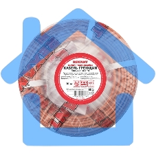 Кабель греющий саморегулирующийся пищевой 10HTM2-CT (10 Вт/1 м), 50 м Rexant