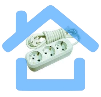 Удлинитель 3 гн 3 м с\з Makel MGP133