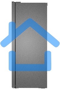 Холодильник Hyundai CS6503FV нержавеющая сталь двухкамерный инвертер 407/205л морозилка сбоку