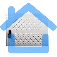 Шкаф ШТВ-Н уличный всепогодный настенный укомпл. 12U (Ш600хГ500), к.T1-IP54