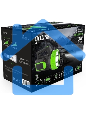 Фонарь прожекторный модель GFL604 3W 150lm lead acid 900mAh LED 1/10/40