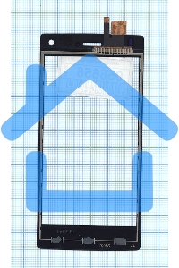 Сенсорное стекло (тачскрин) для Fly FS452 Nimbus 2, черное
