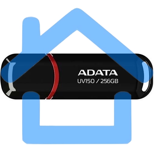 Флешка USB ADATA UV150 (AUV150-256G-RBK), 256 Gb, USB 3.0, R/W 100/30, черный