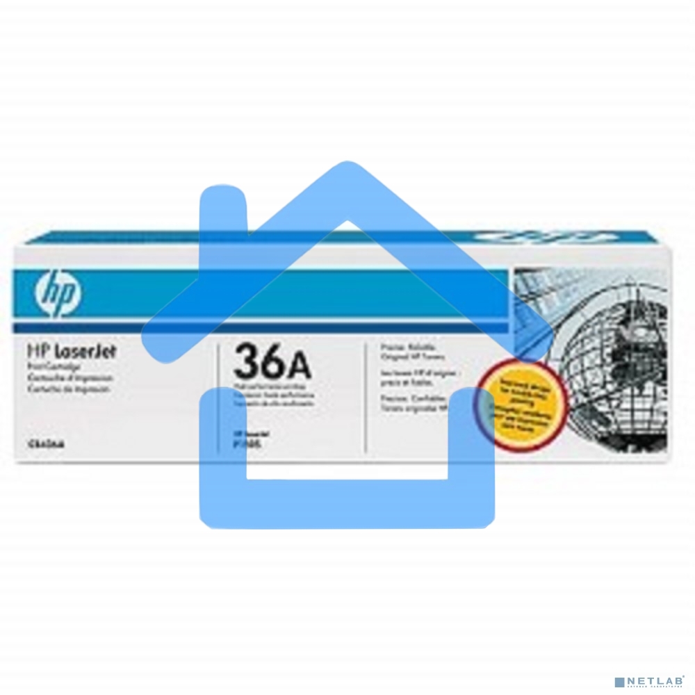 Картридж лазерный HP CB436A черный для LaserJet M1120/M1120n/М1520/Р1505/Р1505n 2000стр.