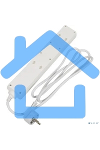 Сетевой фильтр Buro 500SH-1.8-W 1.8м (5 розеток) белый (коробка)