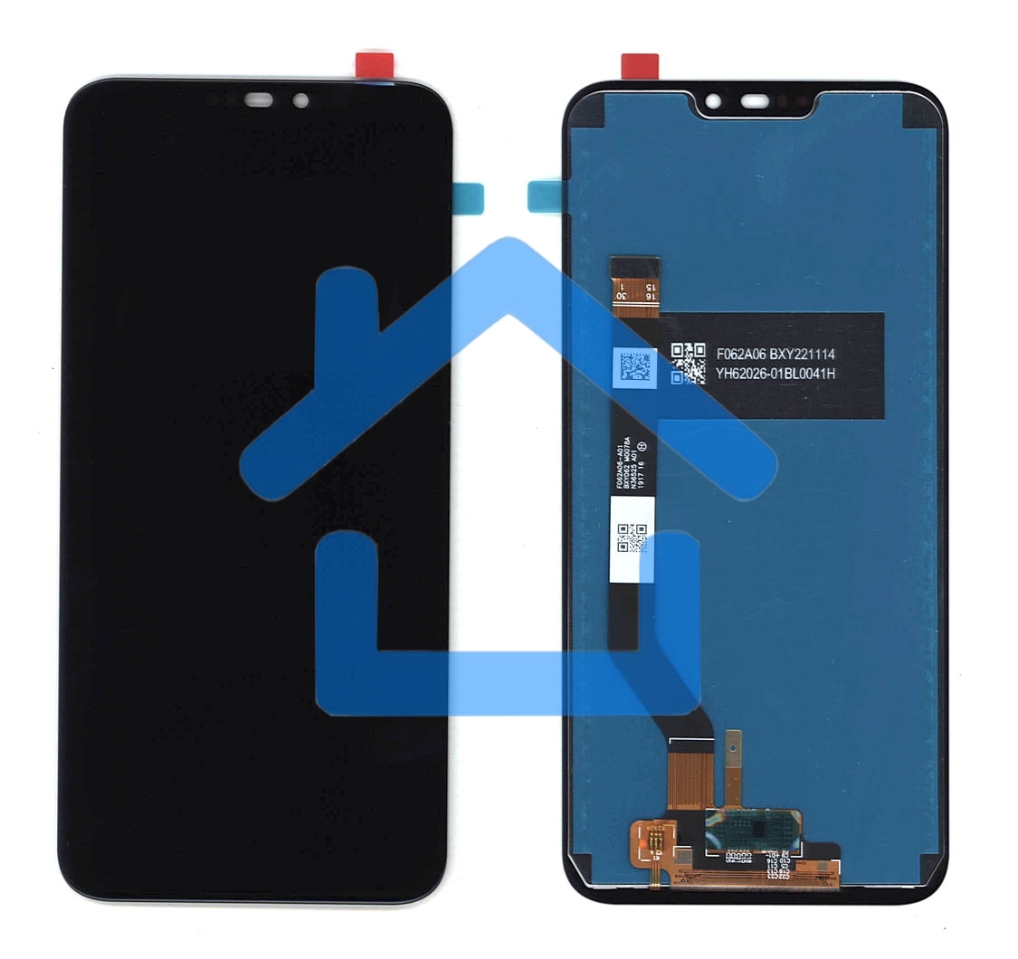 Дисплей для Honor 8C, Asus Zenfone Max (M2) ZB633KL в сборе с тачскрином, черный