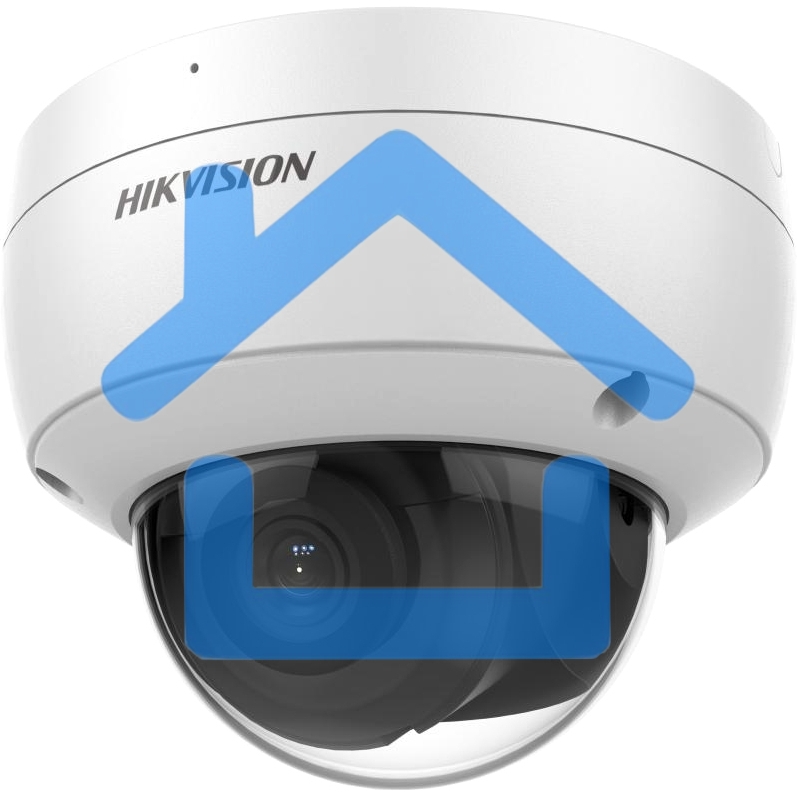 Уличная купольная IP-камера 2Мп HIKVISION DS-2CD2123G2-IU(D)(2.8mm) с EXIR-подсветкой до 30м и технологией AcuSense