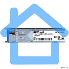 Трансивер ORIGO OFM330R/10KM WDM SFP Transceiver, 1000Base-BX-U, Simplex LC, TX: 1310nm, RX: 1550nm, Single-mode, 10KM