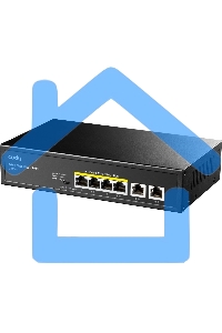 Коммутатор Cudy GS1006P (L2) 6x1Gbит/с 6PoE+ неуправляемый