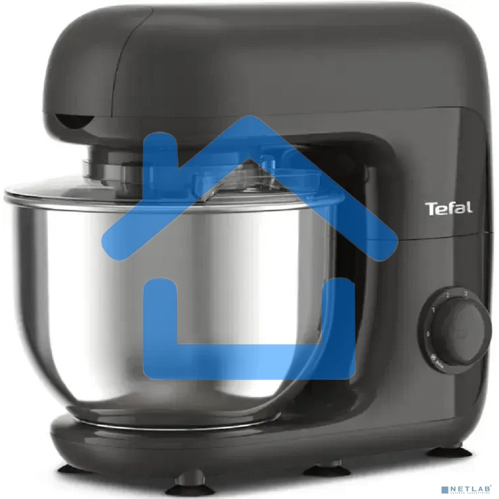 Кухонная машина Tefal Bake Essential QB161H38, черный/серебристый