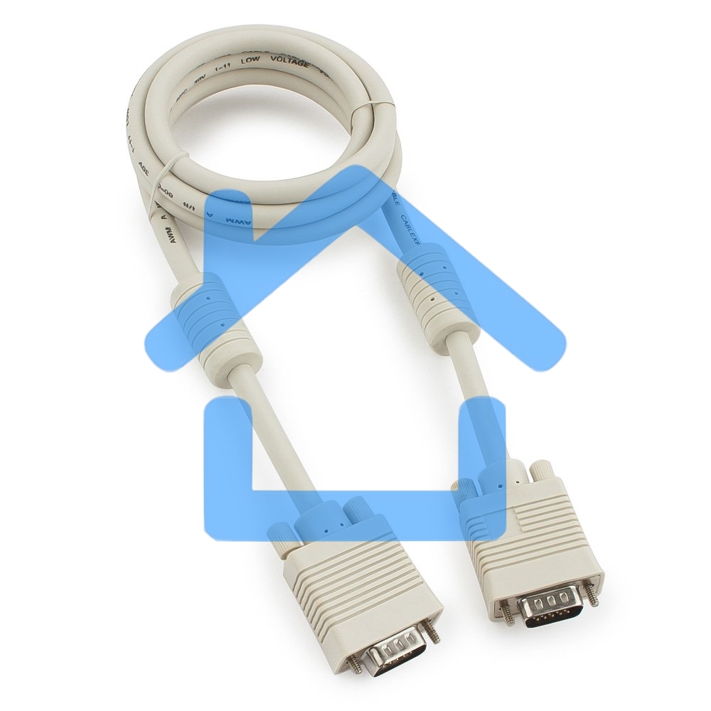 Кабель Gembird/Cablexpert CC-PPVGA-6, Кабель VGA Premium,15M/15M,1.8м, тройной экран, феррит.кольца, пакет