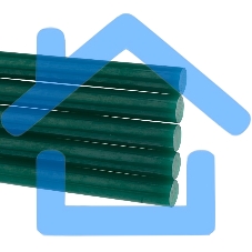 Клеевые стержни Rexant, Ø11 мм, 100 мм, зеленые, 6 шт., блистер