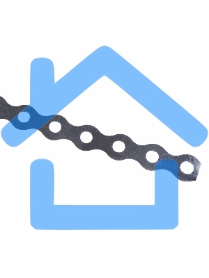 Лента полоса монтажная оцинкованная, перфорированная волна Rexant 12х0,55 мм, рулон 25 м