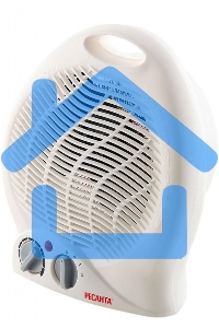 Тепловентилятор Ресанта ТВС-2 [67/2/2] спиральный, /1000/2000 Вт, защита от перегрева