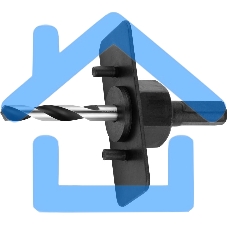 Переходник ЗУБР 29558_z01державка ЭКСПЕРТ с центрир.сверлом для коронок по дереву 32-127мм