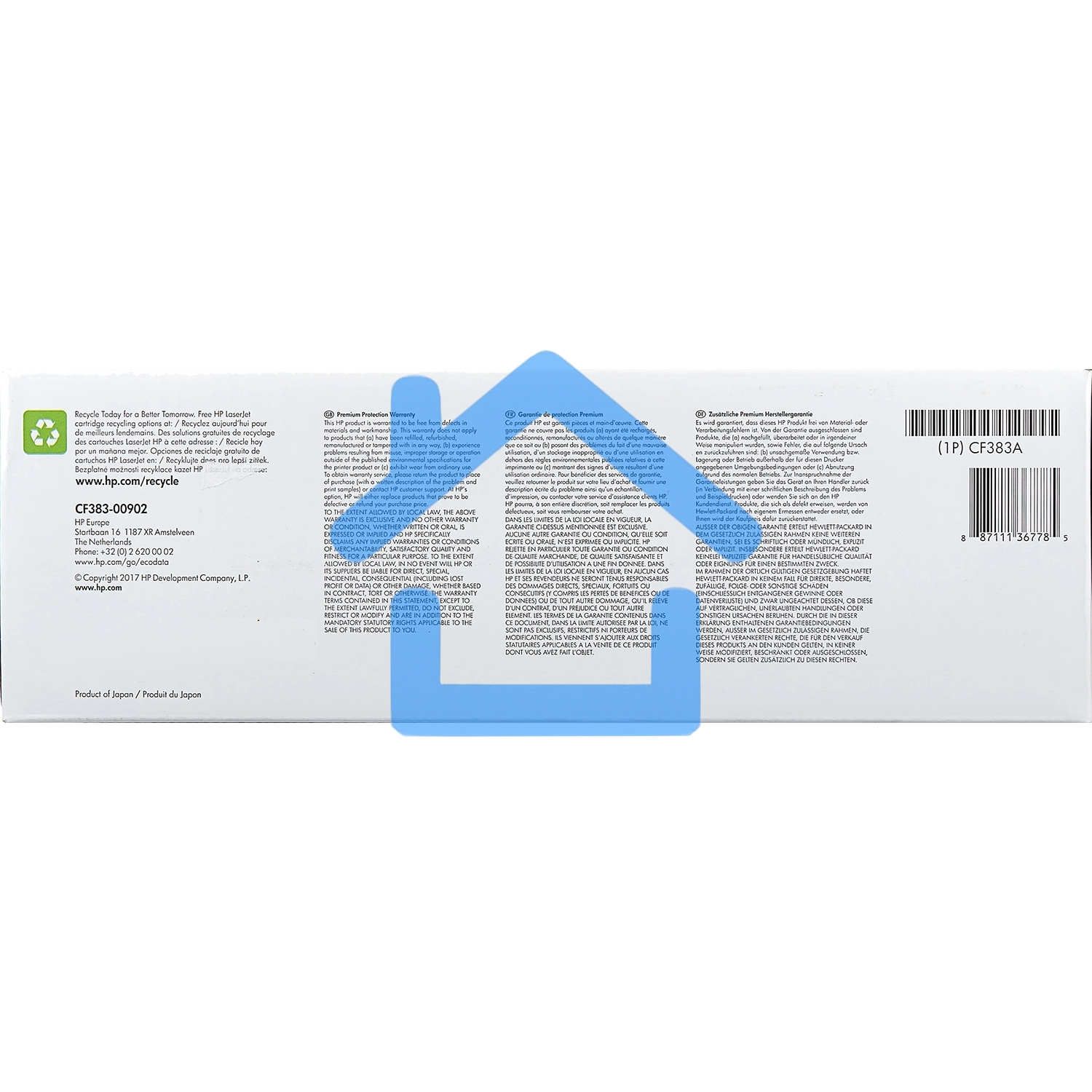 Тонер Картридж HP 312A CF383A пурпурный для HP CLJ Pro M476 (2400стр.)