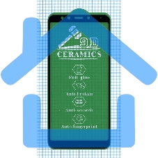 Керамическая пленка (стекло) для Xiaomi Redmi 5 черный