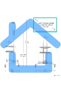 Стойка для телевизора с кронштейном ONKRON TS1552 40