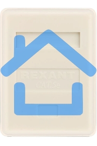 Розетка компьютерная 1-м ОП RJ45 CAT 5E бел. Rexant 03-0121