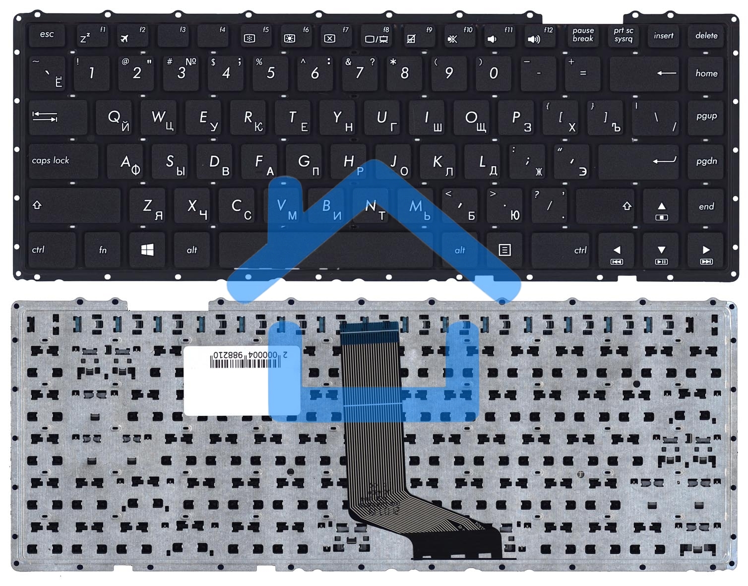 Клавиатура для ноутбука Asus Pro P2440UA черная