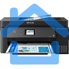 МФУ струйное EPSON L14150 (C11CH96502) 001 INK, A3, цветной, печ. до 38/24 стр/мин. (ч/б/цв.), 4800x1200 dpi (печ.), 2400x1200 dpi (скан.), USB, RJ-45, Wi-Fi