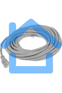 Патч-корд UTP Cablexpert кат.5e, 7.5м, литой, многожильный (серый)