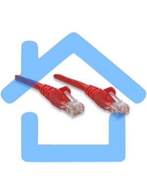 Патч-корд UTP кат. 5e,1м ExeGate красный