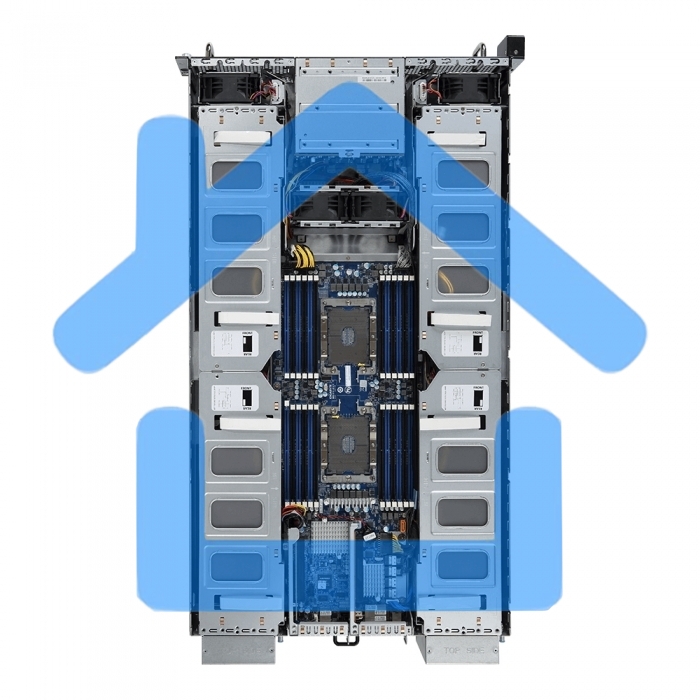 Платформа Gigabyte G291-2G0 HPC Server - 2U 16 x Tesla P4 GPU Server  2 x LGA 3647  DDR4