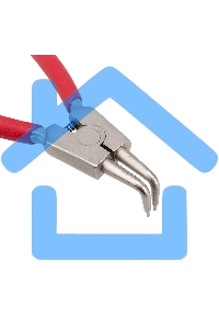 Щипцы для стопорных колец Rexant разжим загнутый 160 мм, обливные рукоятки