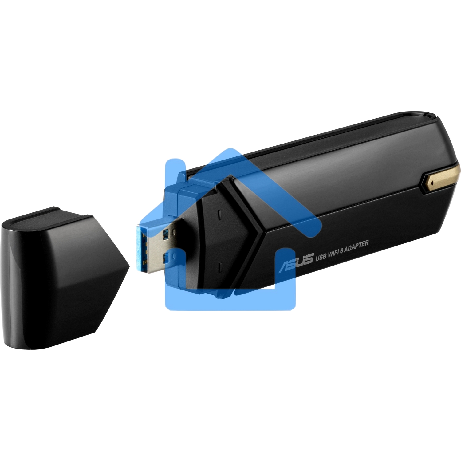 Адаптер беспроводной связи (Wi-Fi) ASUS USB-AX56 /EU /NO CRADLE (90IG06H0-MO0R10) (565284)