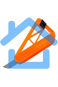 Нож, 18 мм, выдвижное лезвие, для резки обоев, линейка Sparta