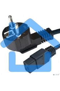 Кабель питания для UPC Gembird/Cablexpert, 1.8м, Schuko-С19, 16А, черный, с заземлением(PC-186-C19)