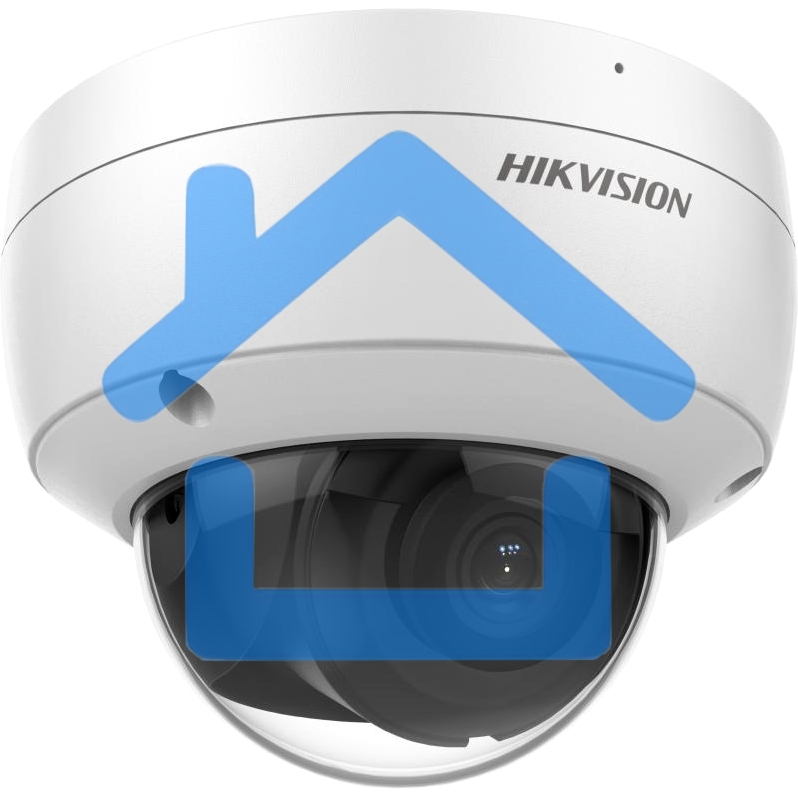 Уличная купольная IP-камера 2Мп HIKVISION DS-2CD2123G2-IU(D)(2.8mm) с EXIR-подсветкой до 30м и технологией AcuSense